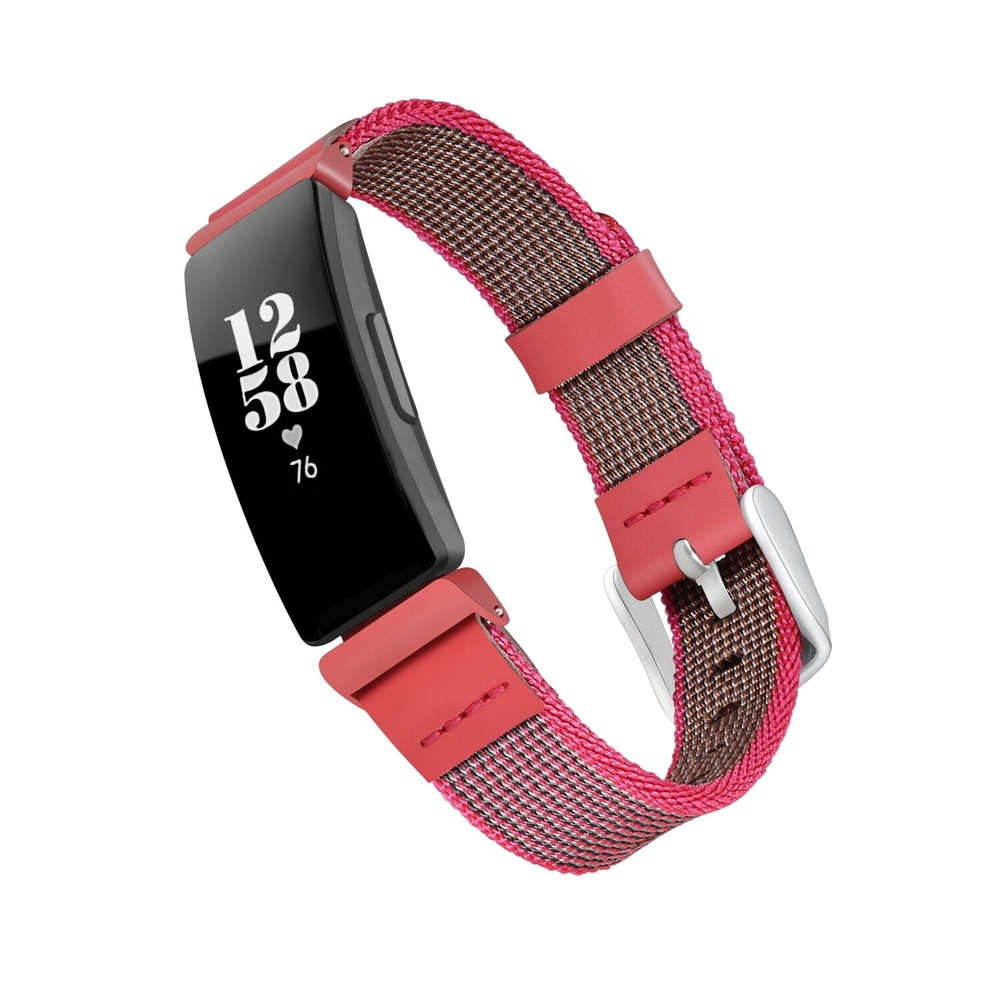 Pink and Brown Fitness Tracker Mesh Band